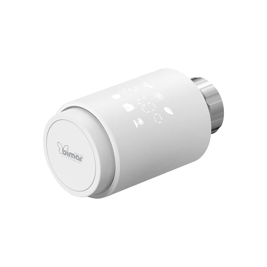 Bimar INB-AP15 Comando Smart per Valvola Termostatica Ambiente per Termosifoni. Controllo Remoto con App e Controllo Vocale
