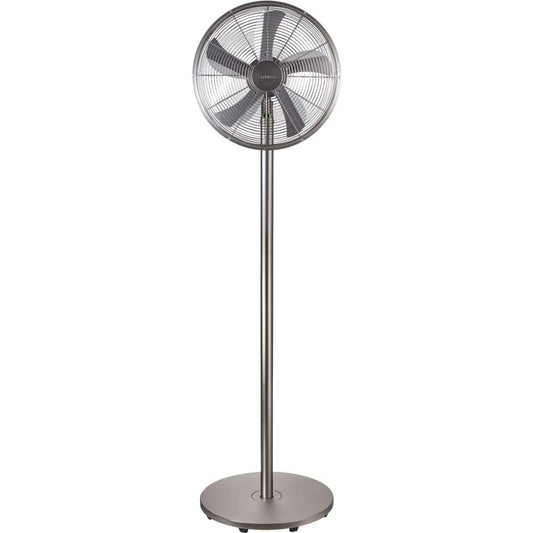 Bimar INB-VPM411 Ventilatore a Piantana Altezza max 167 cm in Metallo Ventilatore Silenzioso, Elica Ø 40 cm, con 5 Pale, 3 Velocità, Tasto Oscillazione Destra-Sinistra, Motore 60W