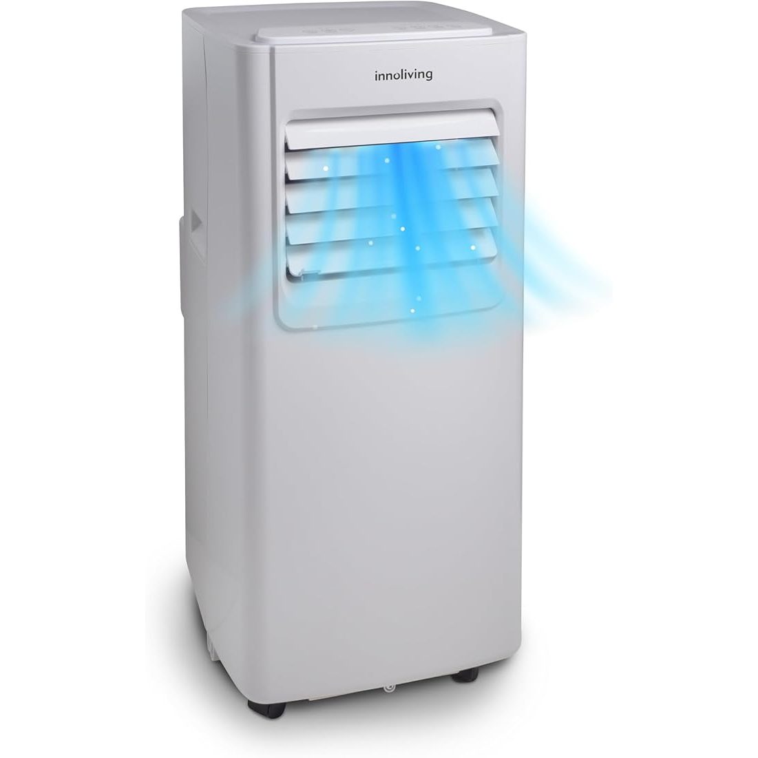 Innoliving Condizionatore Portatile 7000BTU INN-520NEW, 3 Funzioni Raffreddamento, Ventilazione, Deumidificazione, Timer 24h, Telecomando, Display LED, Gas Naturale R290, Fino a 30mq