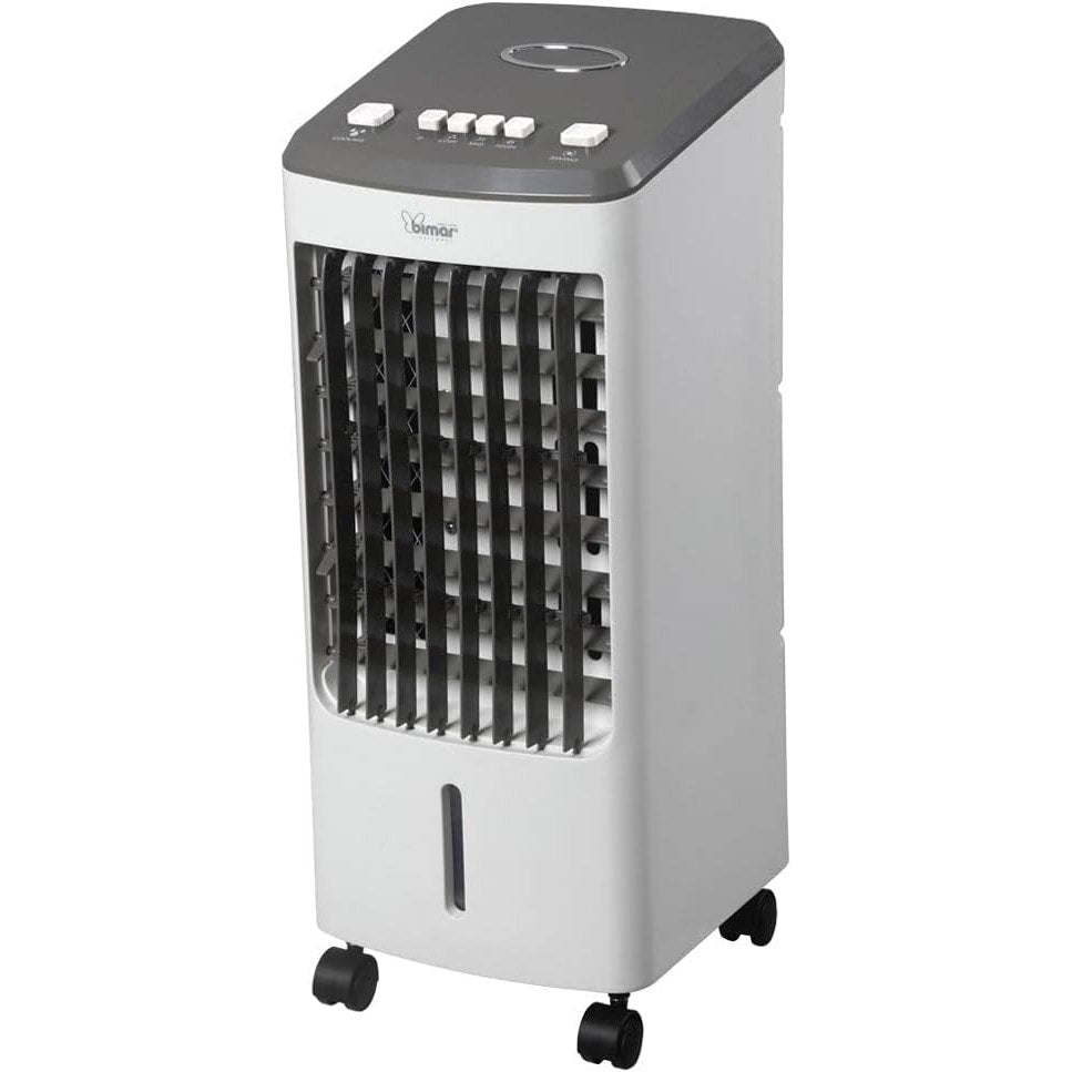 Bimar INB-VR25 Raffrescatore, Ventilatore, Purificatore d'Aria 3 in 1, Oscillazione Automatica Dx/Sx, 3 Velocità, Serbatoio 4 Litri, Filtri Rimovibili - 80W