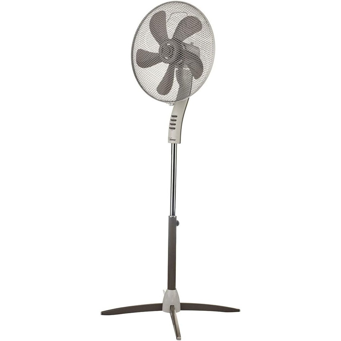 Bimar INB-VP433 Ventilatore a Piantana con Altezza Regolabile 138cm Ø 39 cm, 55W, con Selettori Velocità, Oscillazione 90°