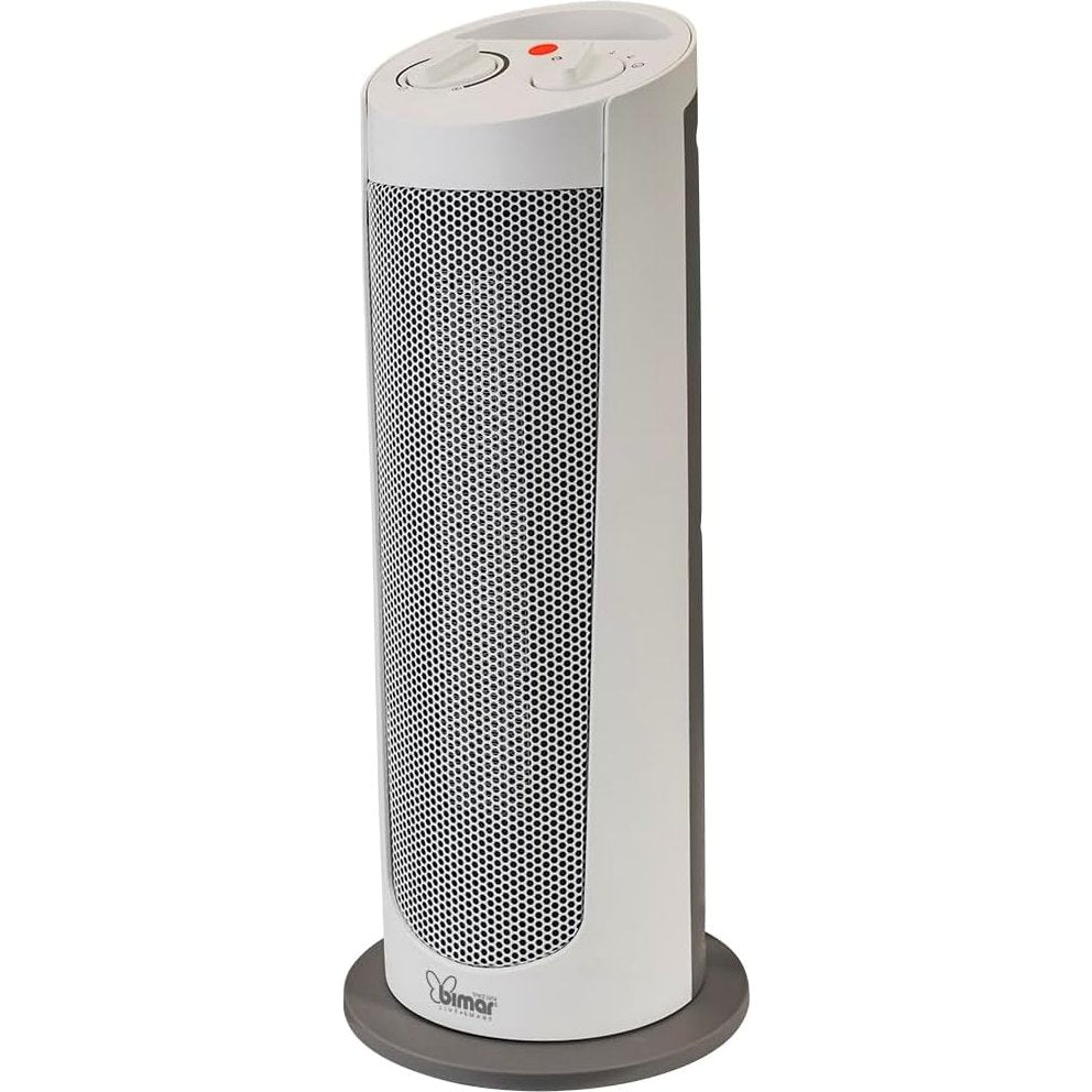 Bimar INB-HP129 Stufetta Elettrica a Colonna, Termoventilatore PTC Elettrico 2000W a Basso Consumo, Termostato Regolabile e 2 Potenze di Riscaldamento, Oscillazione Automatica Destra-Sinistra