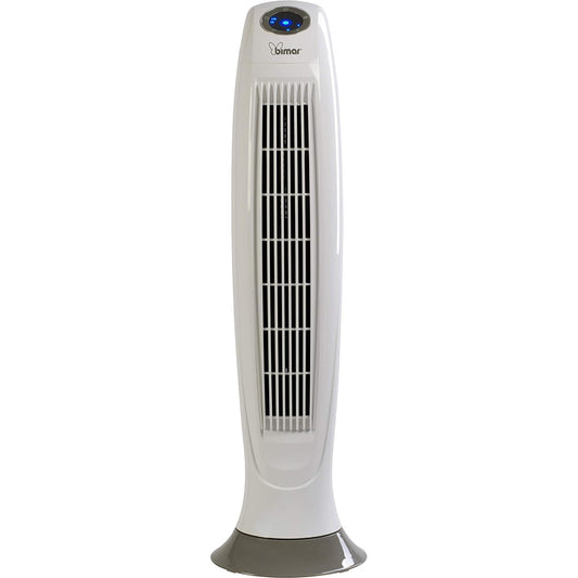 Bimar INB-VC95 Ventilatore Colonna Oscillante da 90cm, Ventilatore a Colonna a 3 Velocità e 3 Modalità, Ventilatore con Telecomando, Led Luminoso, Timer, Oscillazione Destra Sinistra Automatica