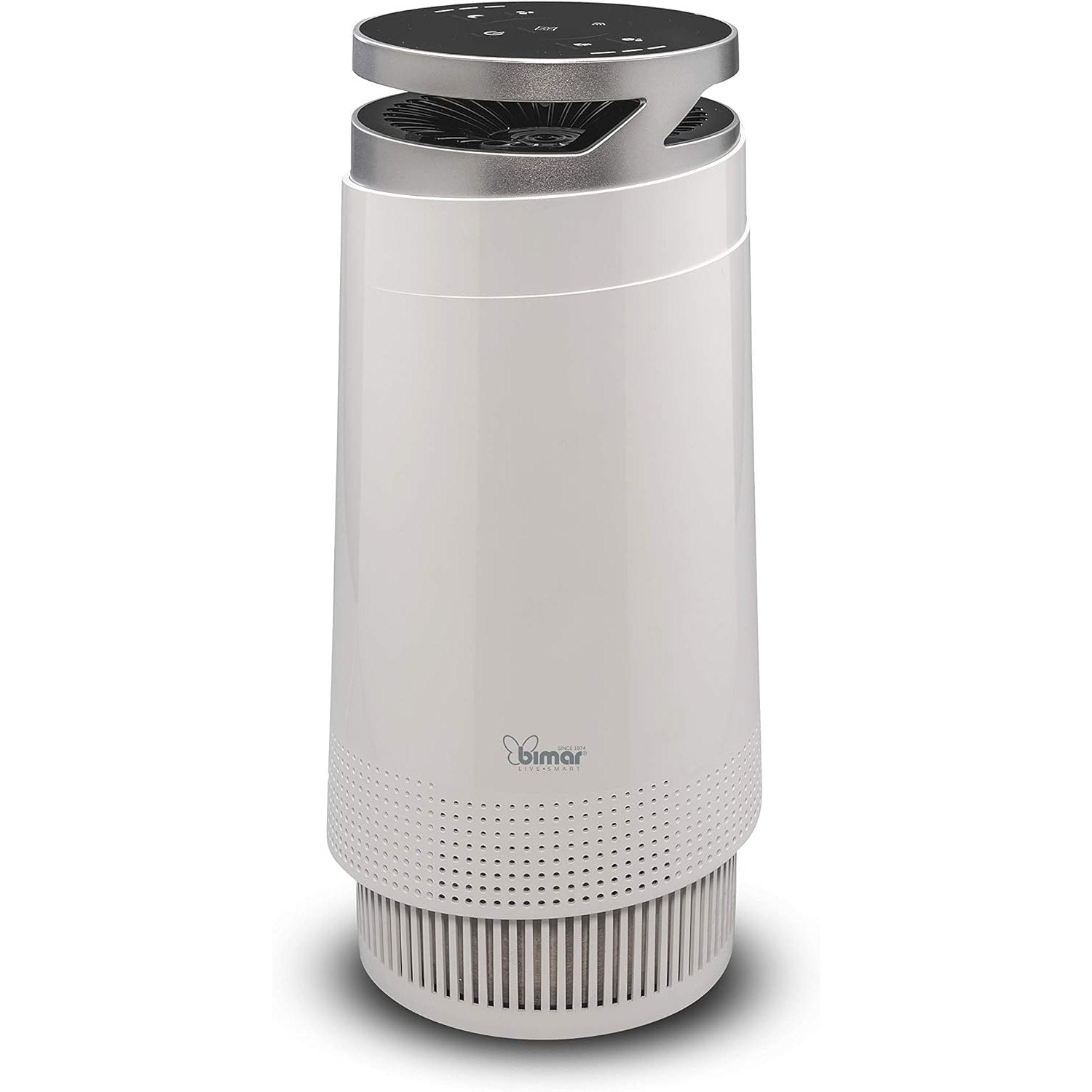 Bimar INB-PA98 Purificatore Aria WiFi con Filtro HEPA Alta Filtrazione a Carboni Attivi. Purificatore Aria Elimina Odori, Allergie, Pollini, Fumo per Casa o Ufficio. Controllo vocale