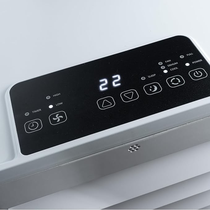 Innoliving Condizionatore Portatile 9000BTU INN-521NEW, 3 Funzioni Raffreddamento, Ventilazione, Deumidificazione, Timer 24h, Telecomando, Display LED, Gas Naturale R290, Fino a 30mq