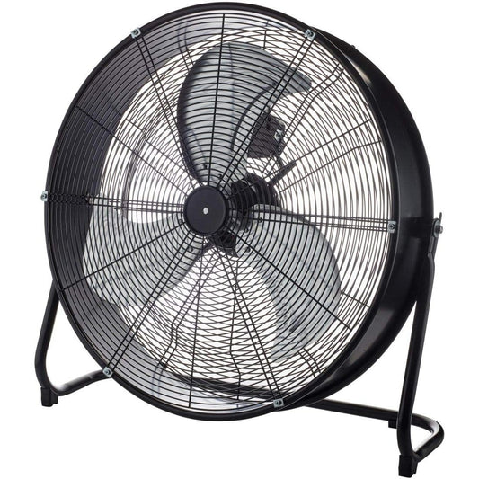 Bimar INB-VI63 Ventilatore Industriale da Pavimento Nero, Diametro 60cm, con 3 velocità