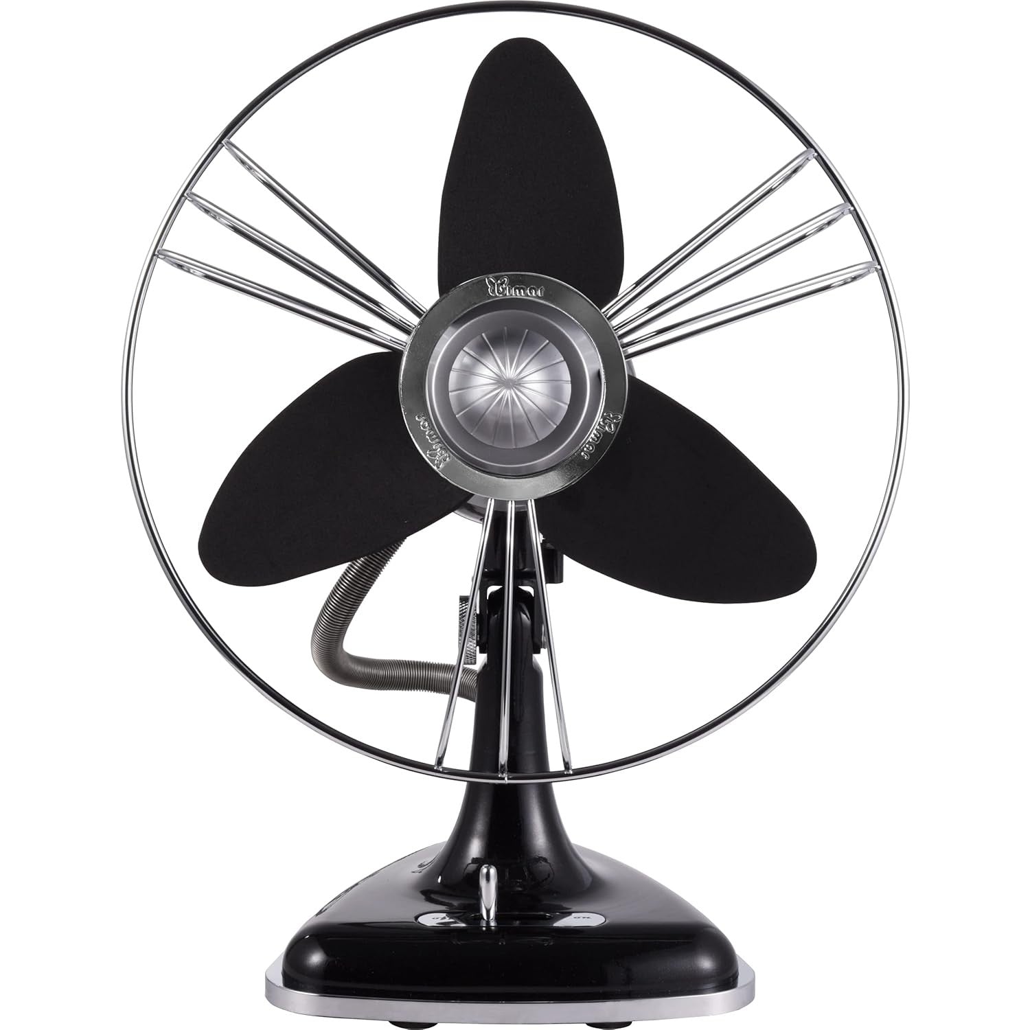 Bimar INB-VTM34.NE Ventilatore da Tavolo Vintage Nero 35W Elica Ø 30cm Orientabile Destra Sinistra