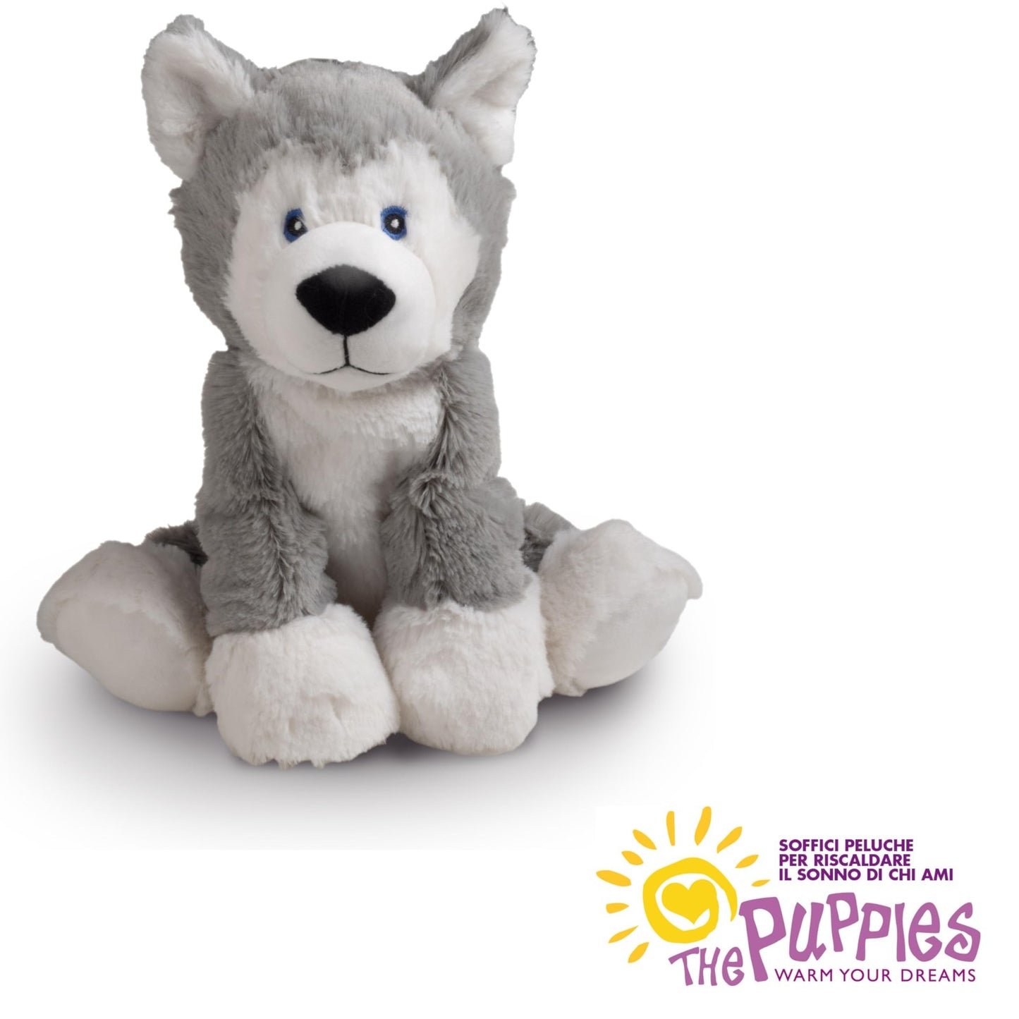 Innoliving Peluche Riscaldabile Morbido e Accogliente, Aiuta il Relax e il Benessere di Grandi e Piccini, Allevia Stress e Tensioni, Cuscino Termico Coccoloso HUSKY MD-666