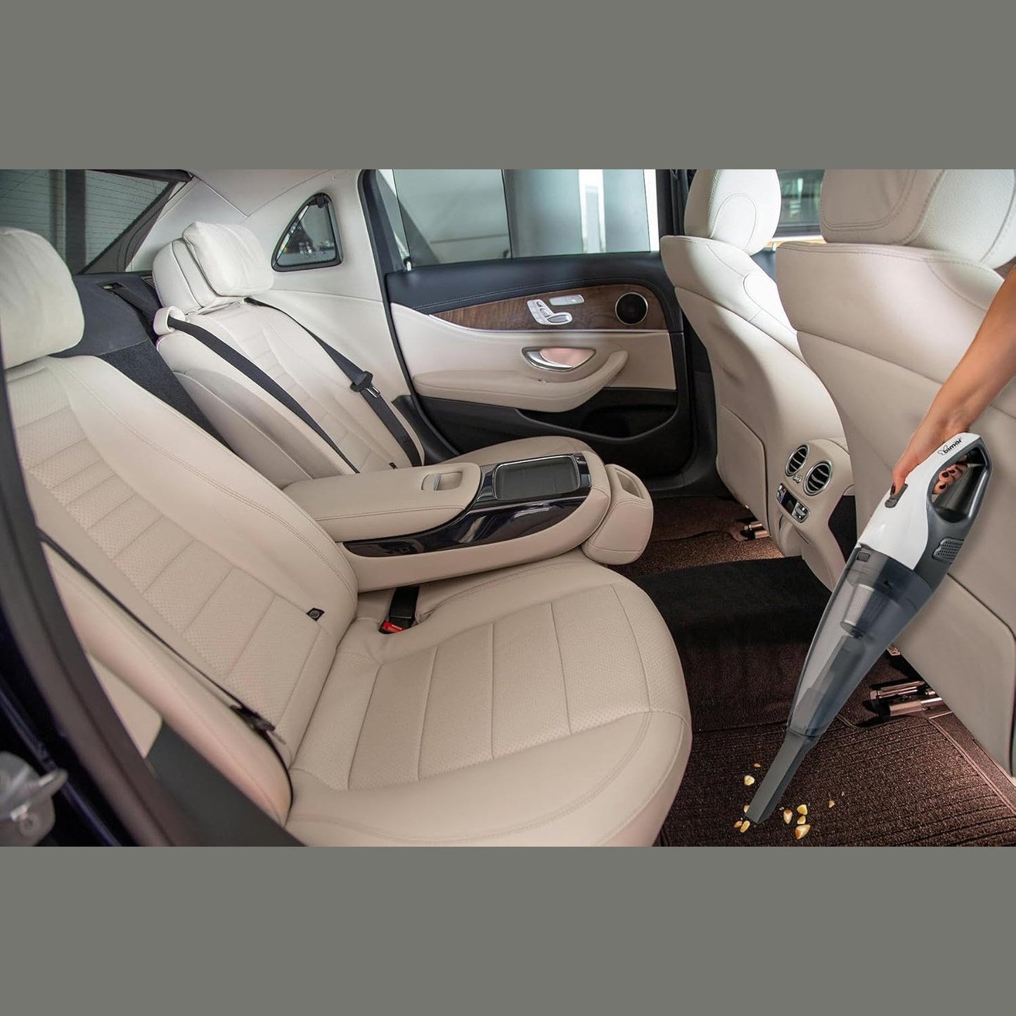 bimar ASP1 Aspirapolvere portatile, Aspirapolvere senza fili, Aspira briciole elettrico senza filo,Aspirapolvere auto, Batteria ricaricabile,Filtro Hepa,Con accessori,Per auto, casa e spazi ristretti