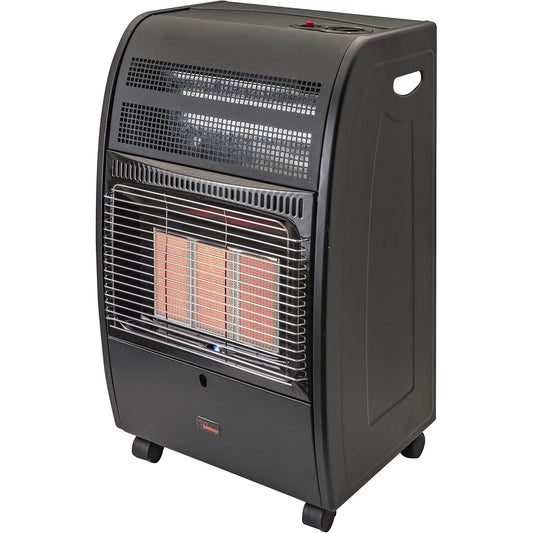 Bimar INB-K90 Stufa a Gas, Stufe Gpl per Interni, Non necessità di Tubo per Scarico Fumi, 3 Potenze di Riscaldamento infrarossi Interno, Bruciatore GPL, Parabola Smaltata Griglia Protezione