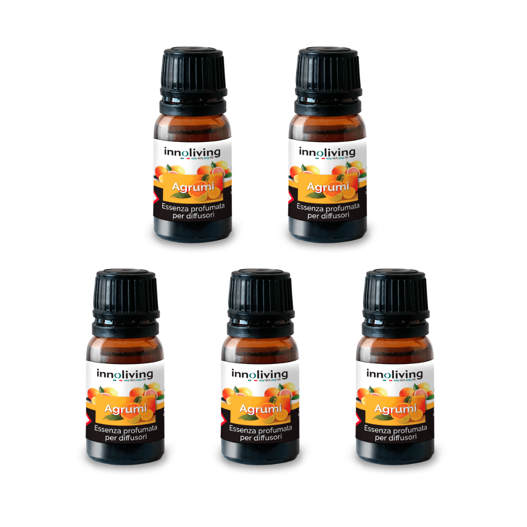 Set da 5 Bottigliette di Essenza con Vari Aromi, per Diffusore d'Aroma