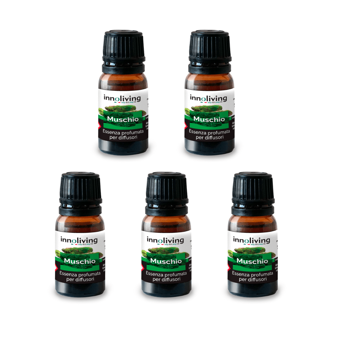 Set da 5 Bottigliette di Essenza con Vari Aromi, per Diffusore d'Aroma