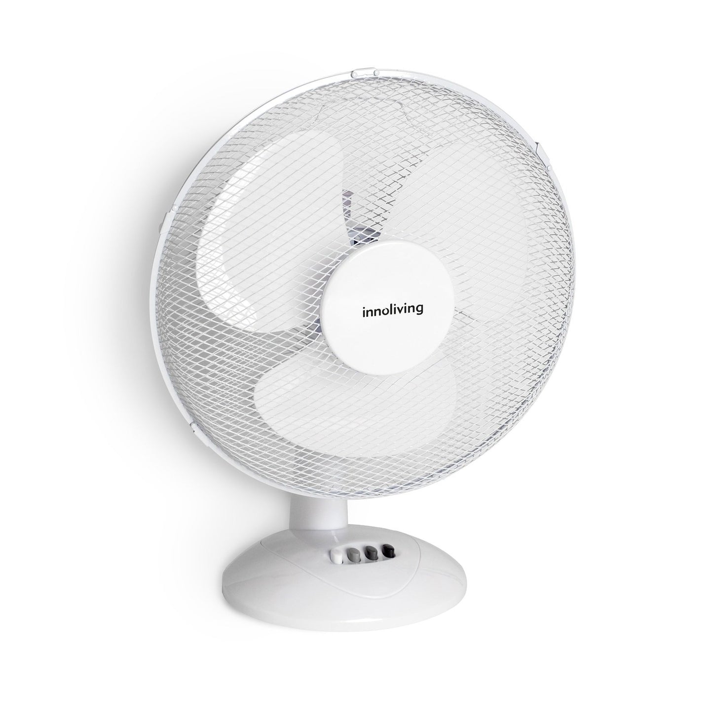 Ventilatore da tavolo 30cm diametro 3 velocità oscillazione griglia, Innoliving INN-501