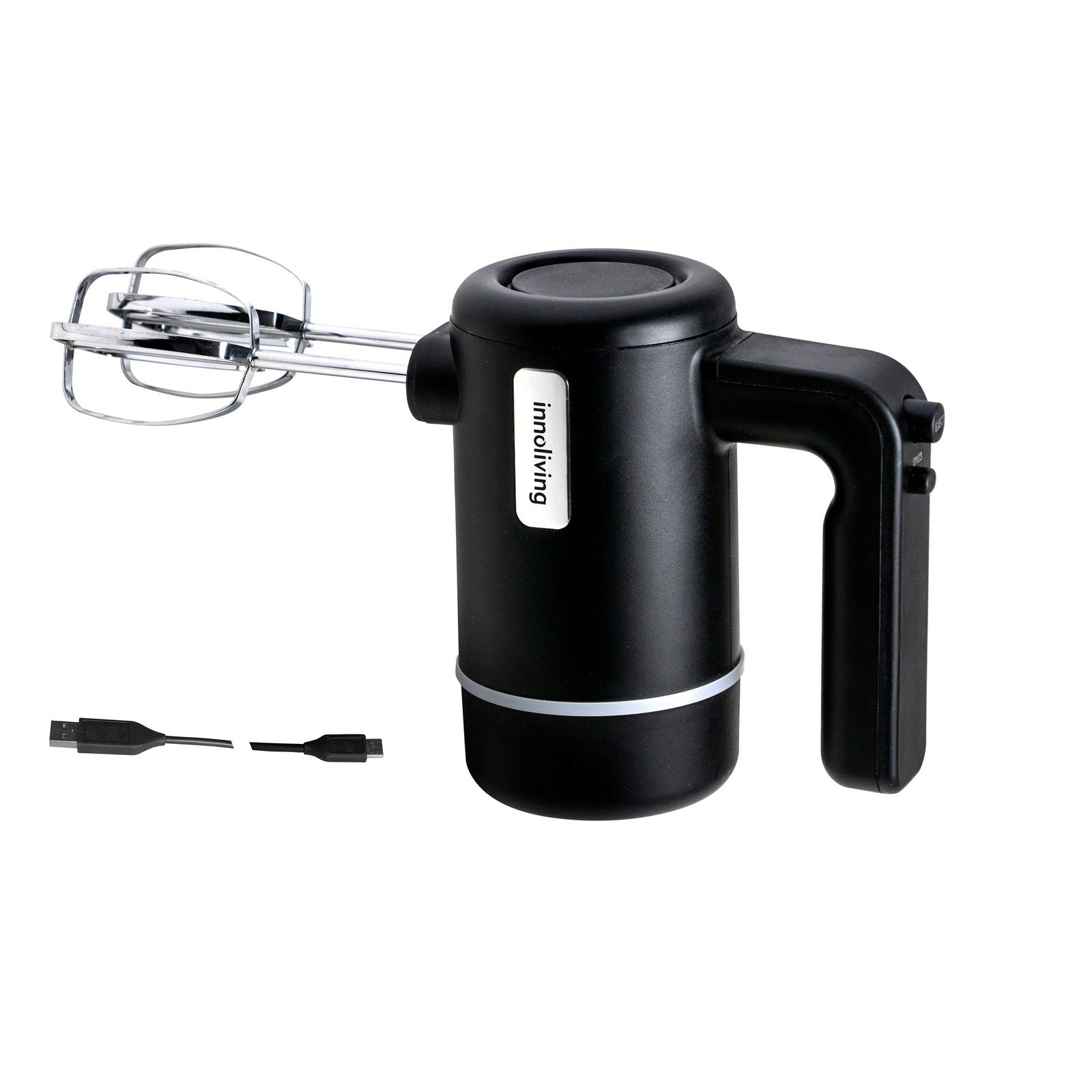 Innoliving Sbattitore elettrico senza fili ricaricabile USB 1500mAh, INN-692