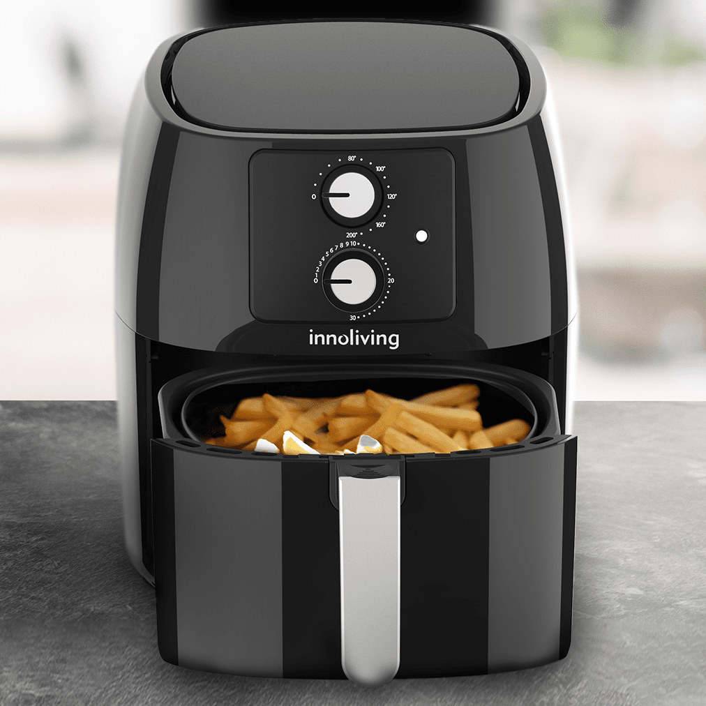 Friggitrice ad Aria 4,5 Litri 200° con sistema di Cottura Uniforme Innoliving INN-799