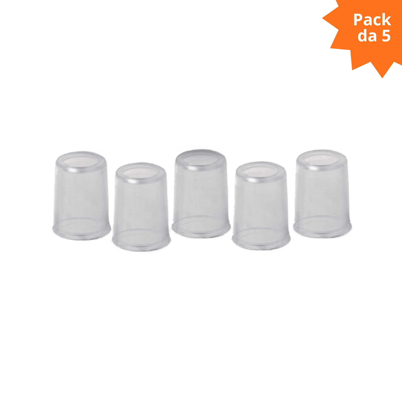 5 Boccagli di Ricambio per Alcol test Innoliving MD-644