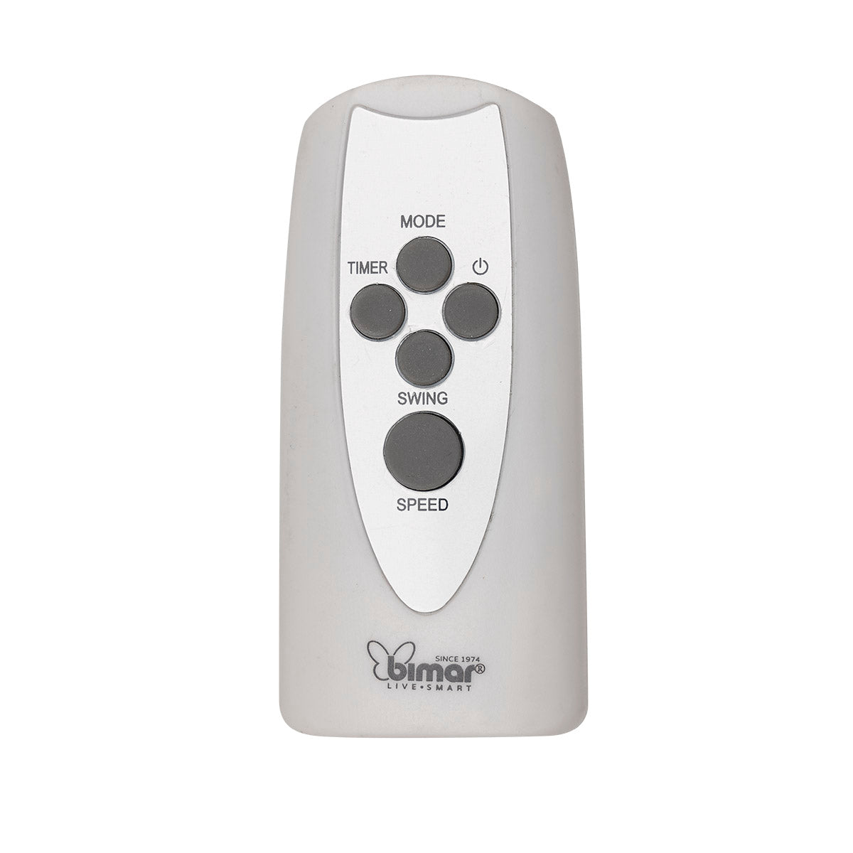 Bimar Ventilatore a Parete 40 cm VM45 con Telecomando, 3 Velocità, Oscillazione Orizzontale, Timer 7,5h, Silenzioso, Regolabile, Griglia di Sicurezza