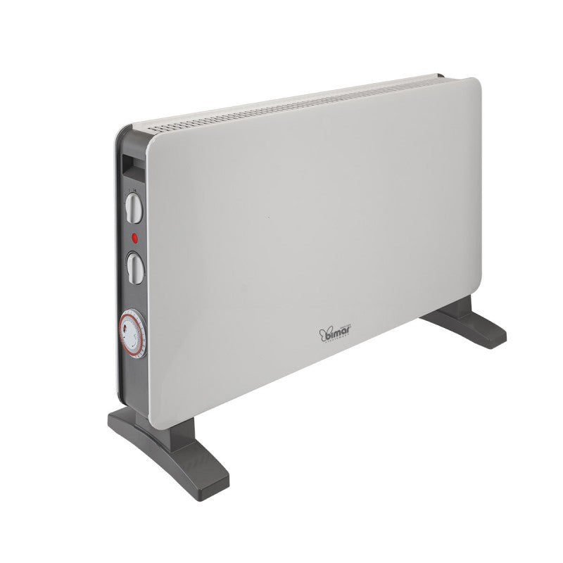 Bimar INB-HC513 Termoconvettore a Convezione Naturale, in Filo Metallico con Programmatore 24h, Stufa Elettrica con Ventilatore Turbo 2000W, 2 Potenze di Riscaldamento, Termostato Regolabile, Silenzioso