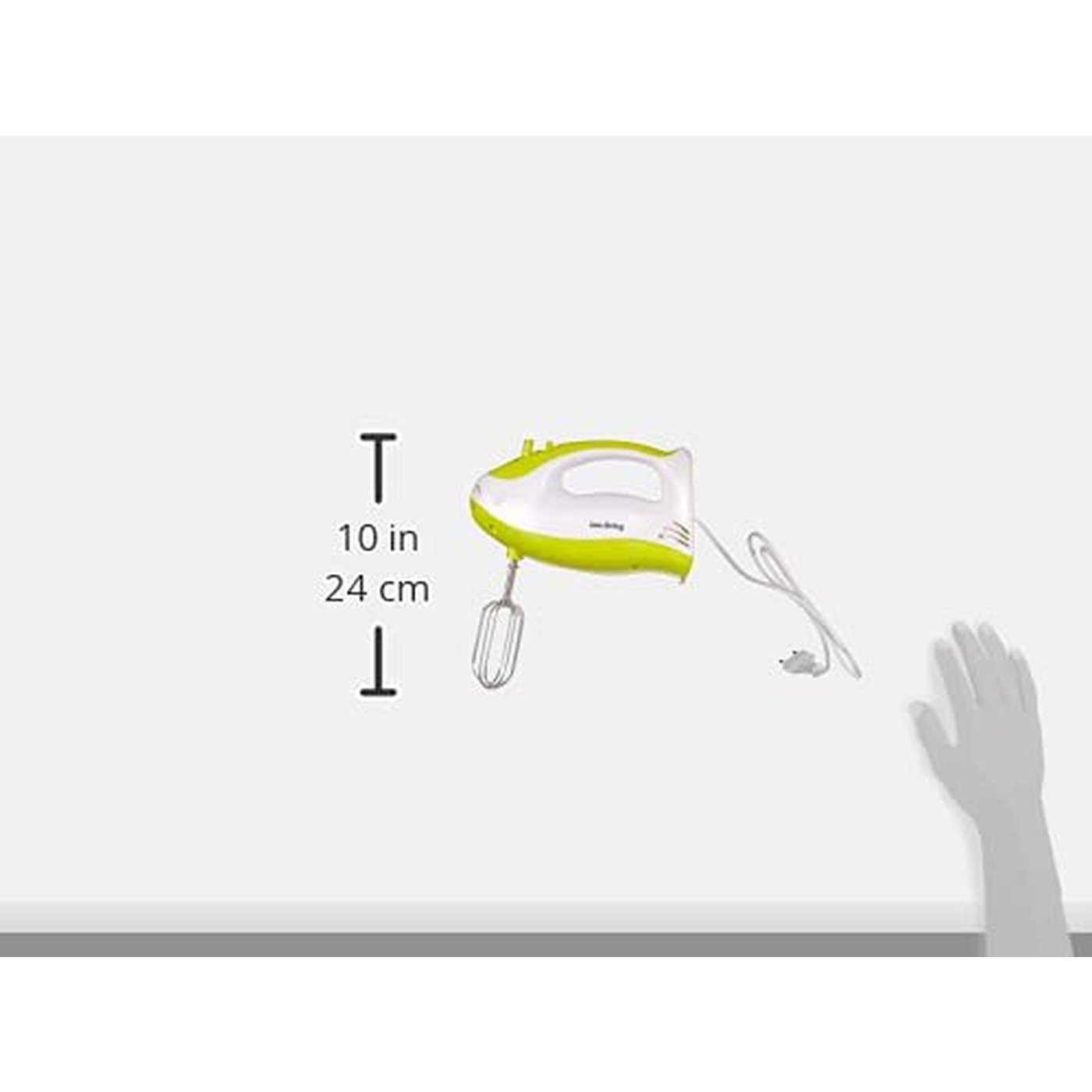 Sbattitore elettrico 5 velocità turbo fruste incluse, Innoliving INN-702