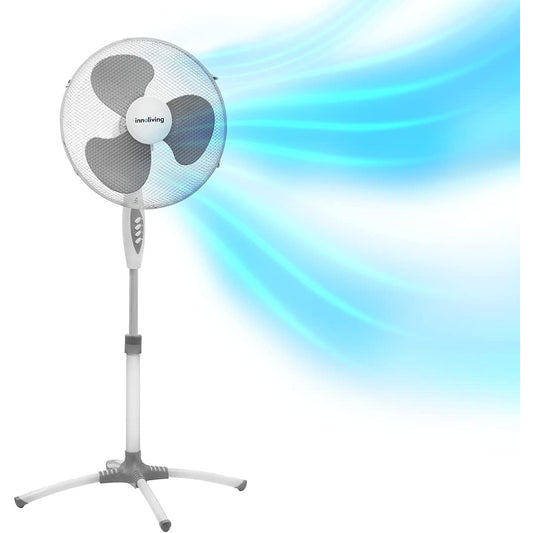 Ventilatore da pavimento con piedistallo piantana 40cm INN-503 Innoliving