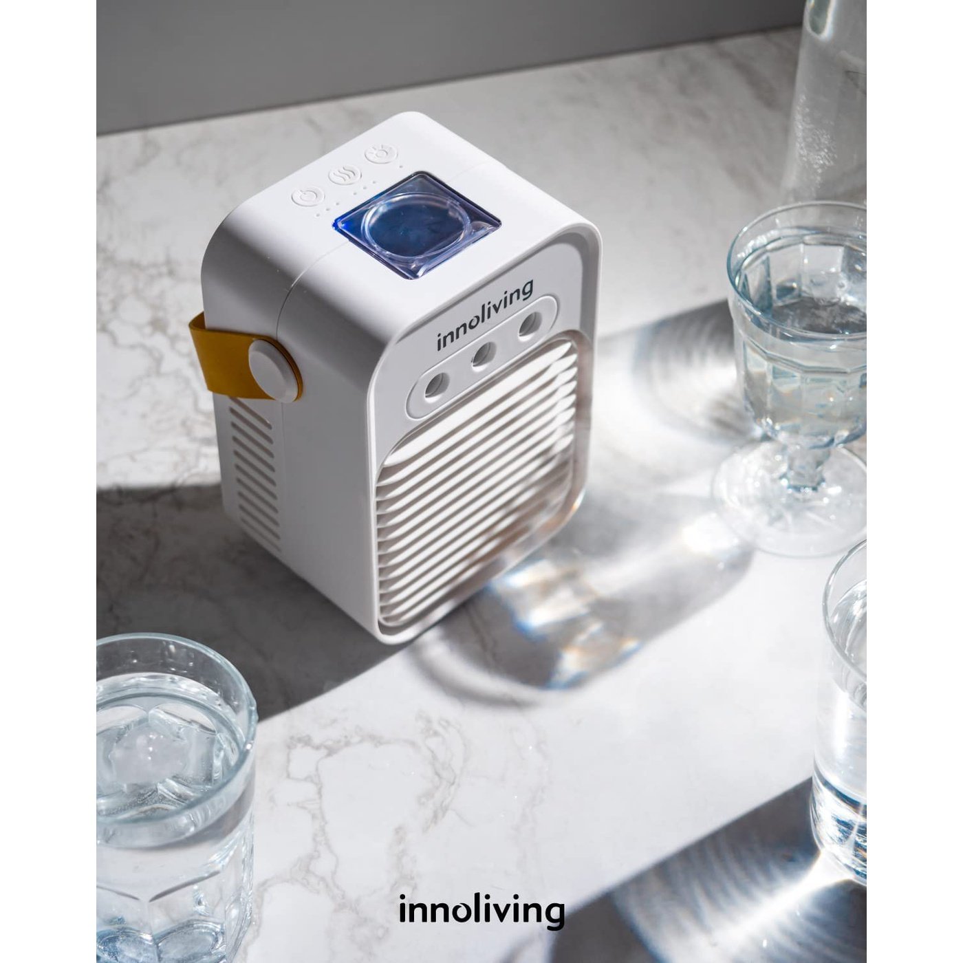 Innoliving Mini raffrescatore portatile ricaricabile INN-518, Bianco