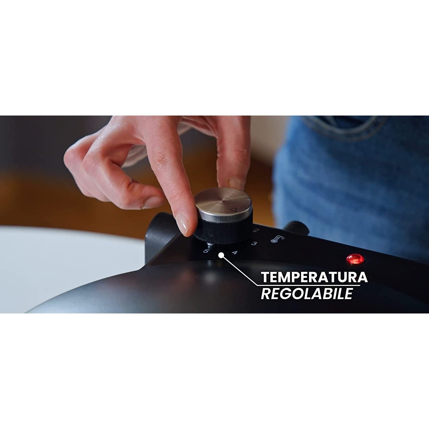 Forno Pizza con Termostato 1200W Ceramic Innoliving INN-796