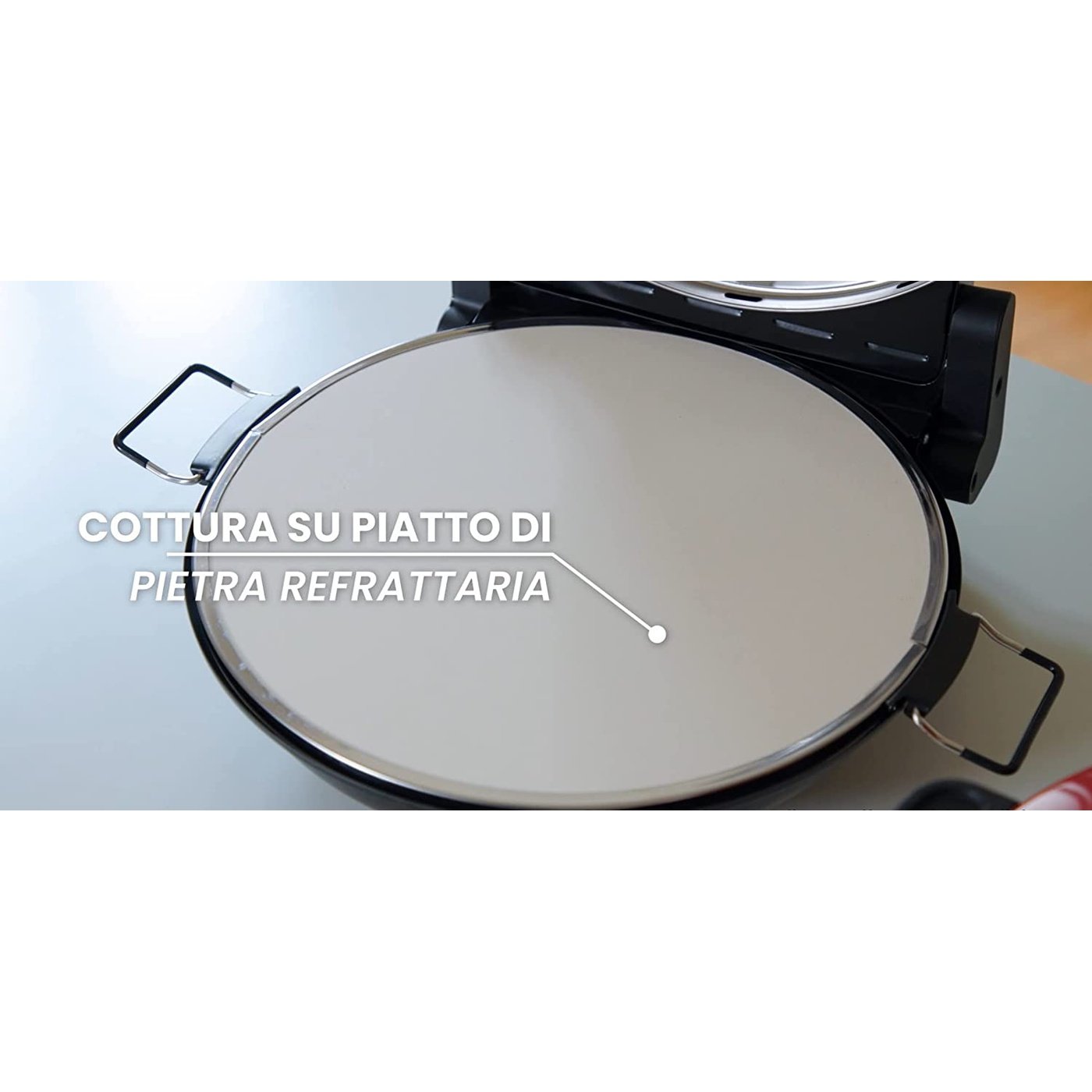 Forno Pizza con Termostato 1200W Ceramic Innoliving INN-796