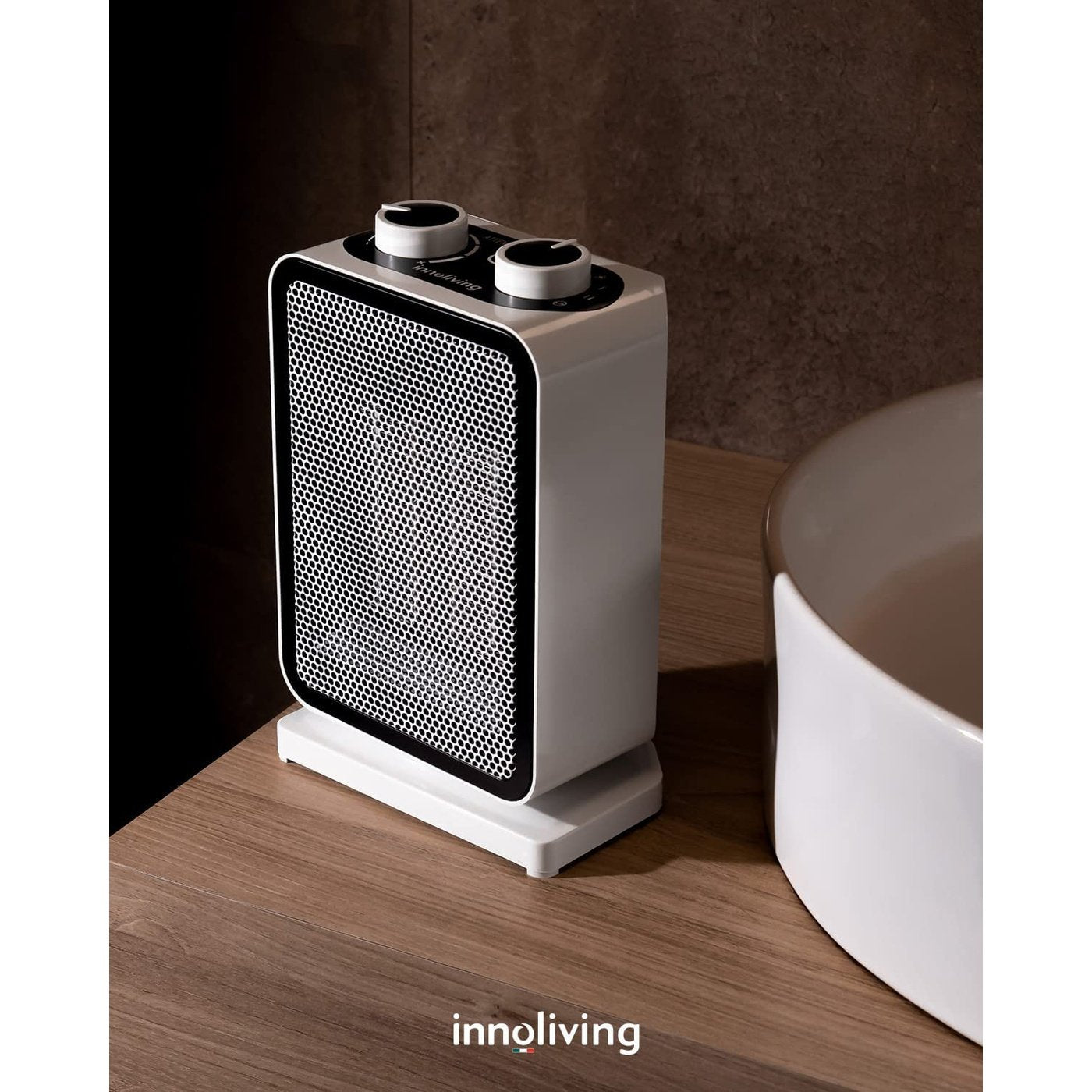 Termoventilatore Regolabile con Rotazione Automatica, Innoliving INN-579