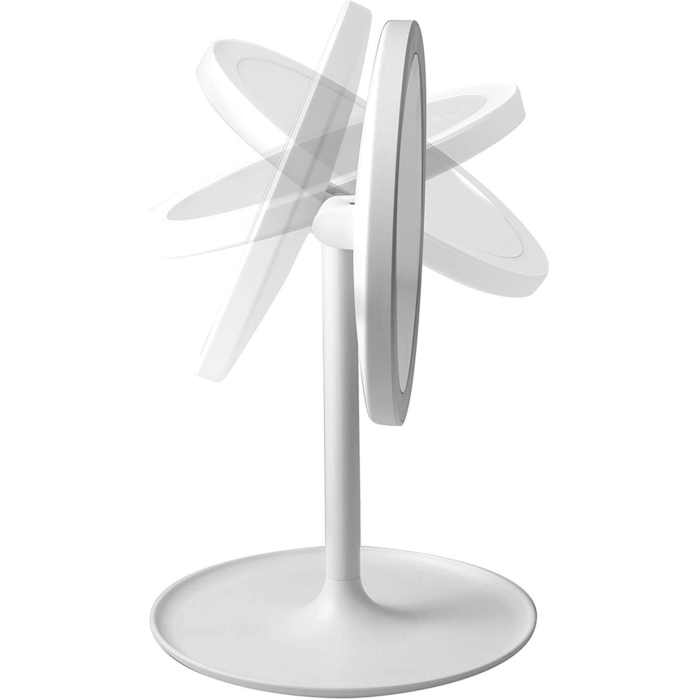 Specchio luminoso LED ruotabile 180° visione reale luminosità regolabile, Innoliving INN-803