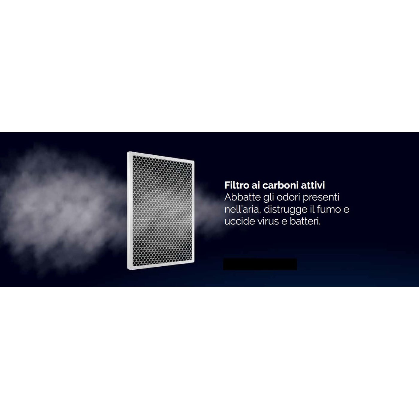 Purificatore d'aria Ercole filtro HEPA e carboni attivi Smart Wi-fi, Innoliving Airpro INN-554