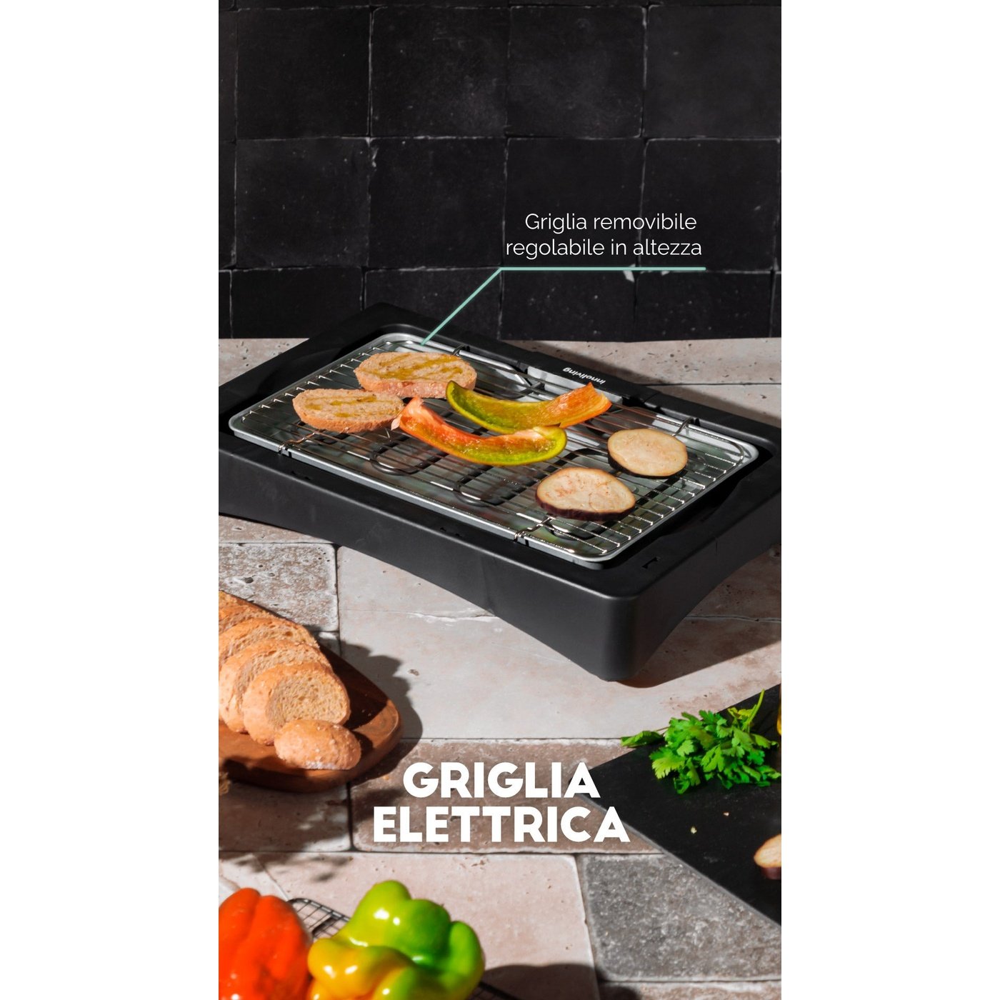 Griglia elettrica carne verdure, Innoliving INN-871