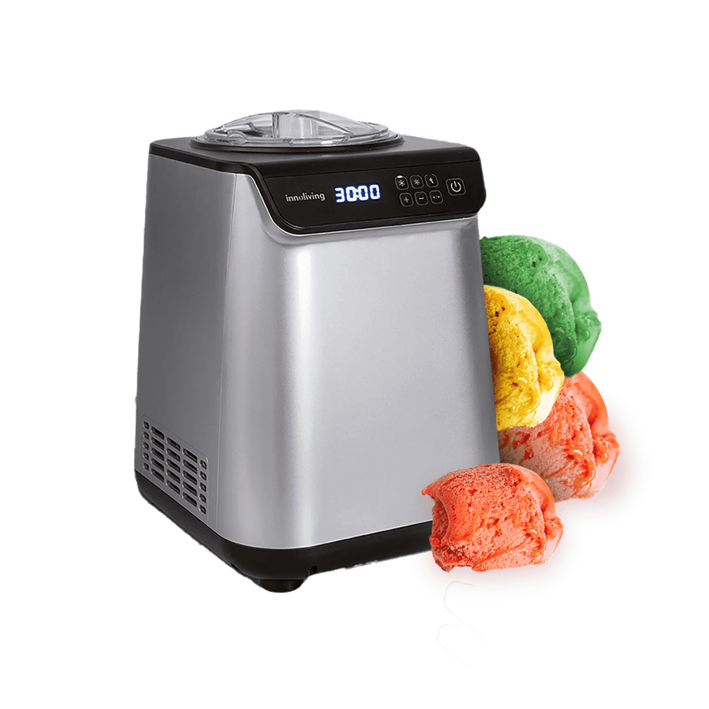 Macchina per gelato con compressore cestello estraibile, Innoliving INN-850