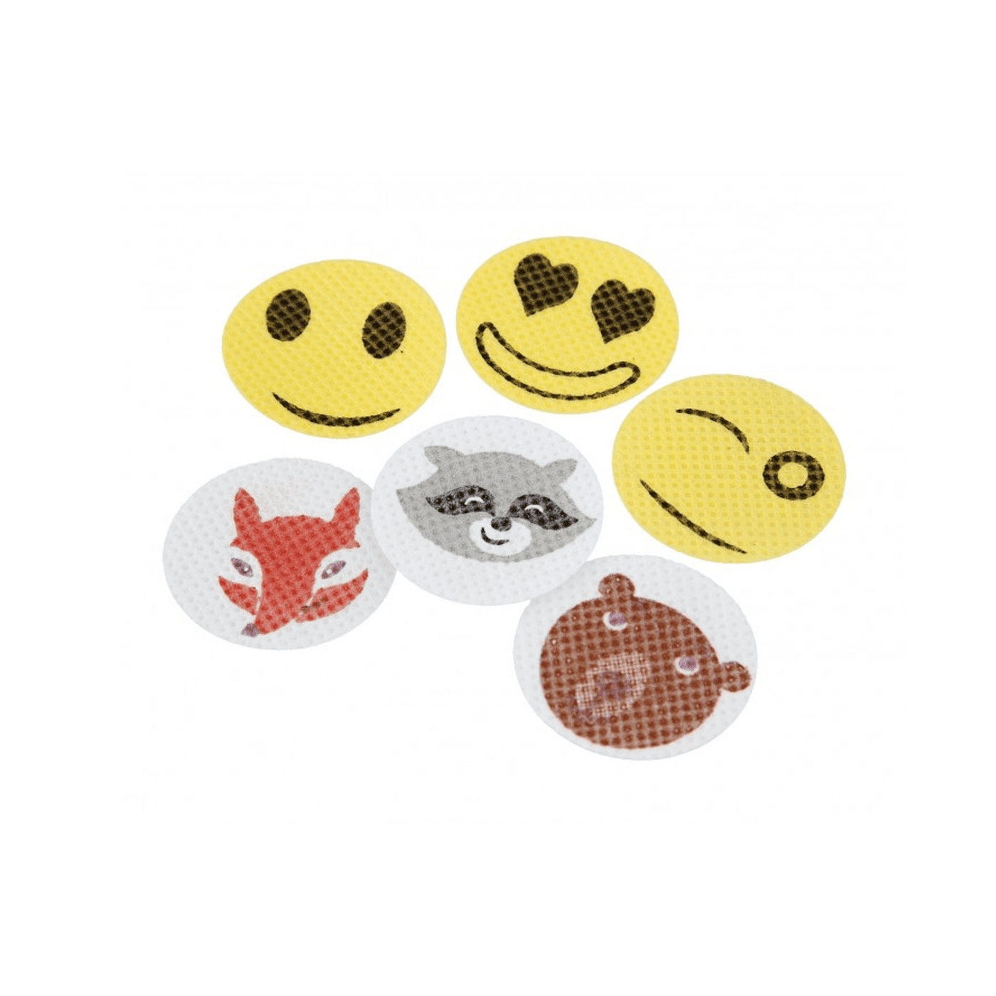 6 Adesivi profumanti antizanzara emoticon bambini, Medifit MD-629