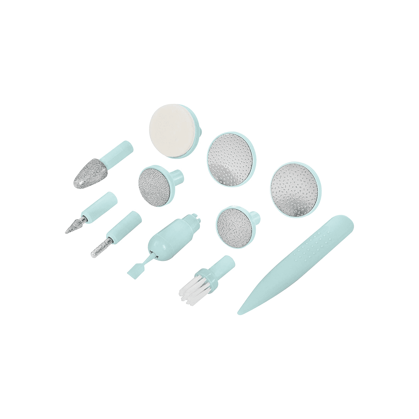 Set Manicure e Pedicure ricaricabile unghie con 10 testine, Innoliving INN-032