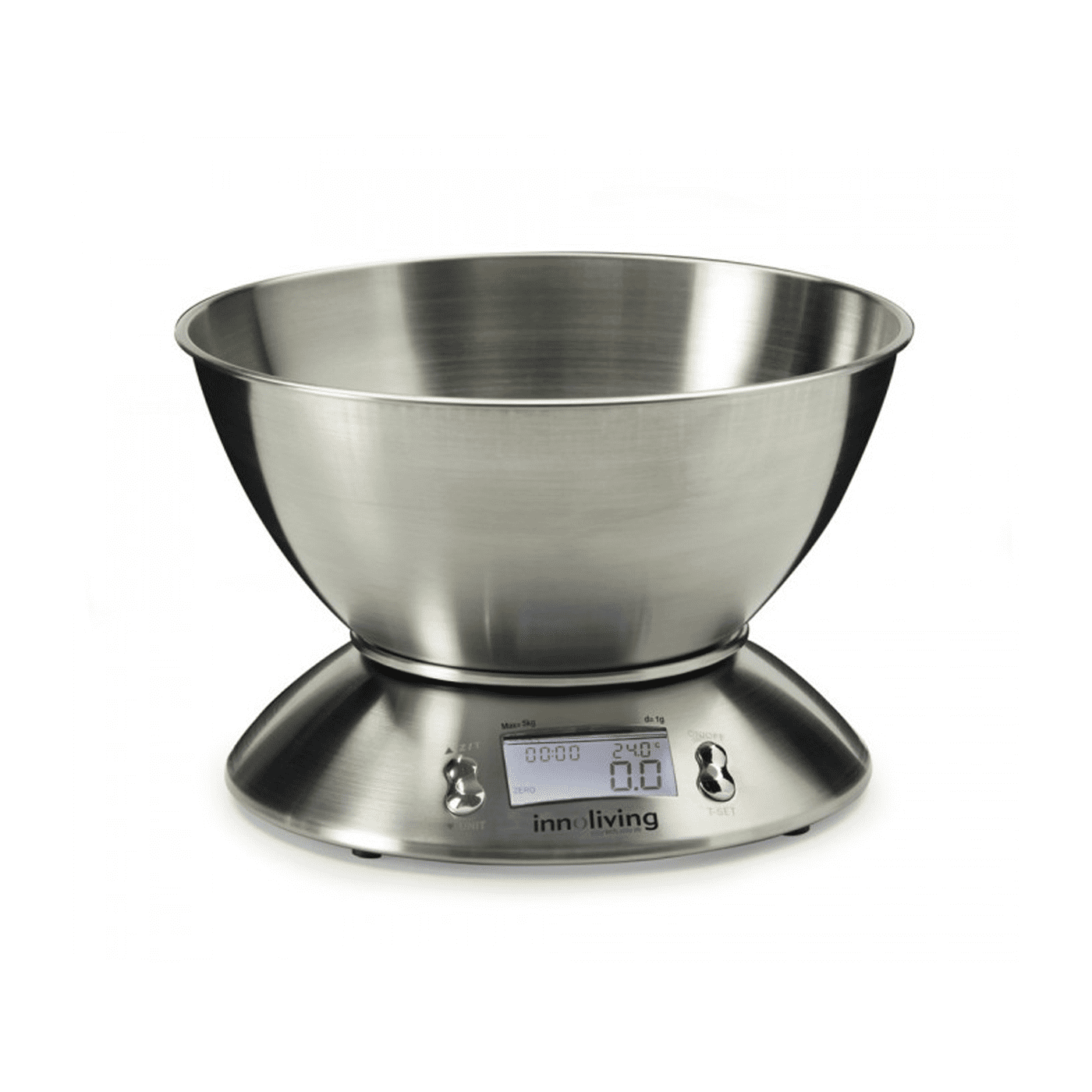 Bilancia da cucina acciaio Inox elegante moderna, Innoliving INN-127 –  Inshopping