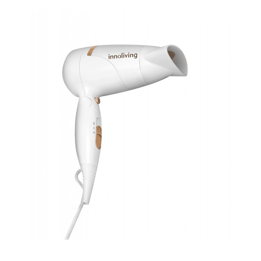 Asciugacapelli compatto da viaggio potente pieghevole, Innoliving INN-603