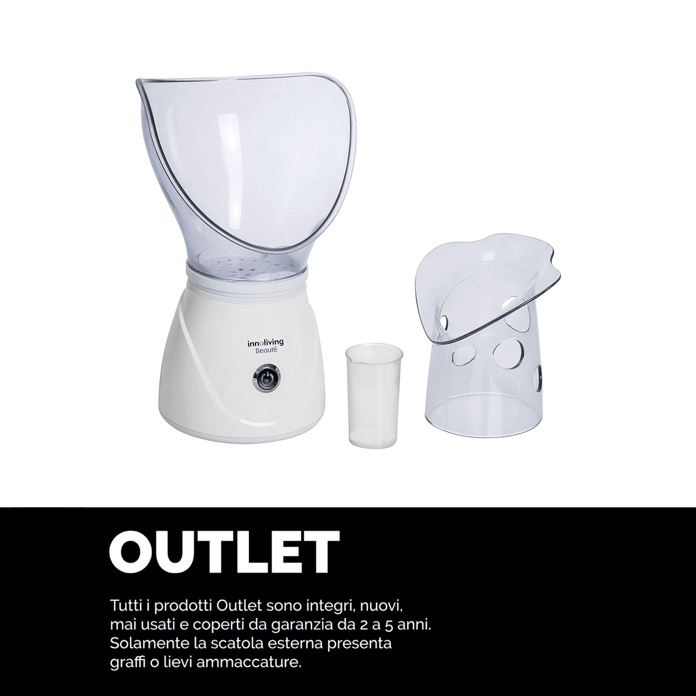 Sauna viso 2 livelli intensità benessere e relax, Innoliving INN-023