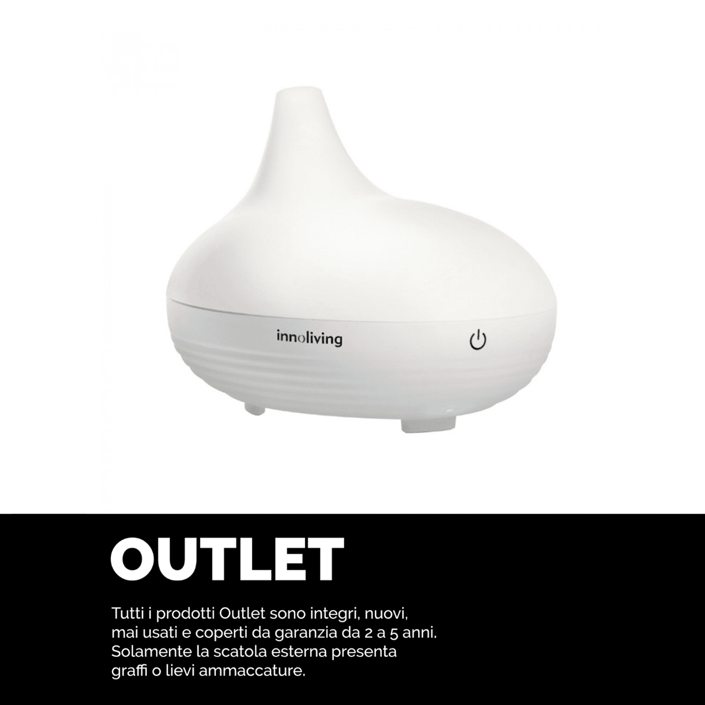 Diffusore d'aroma ultrasuoni 7 colori rilassante profumi, Innoliving INN-760DB