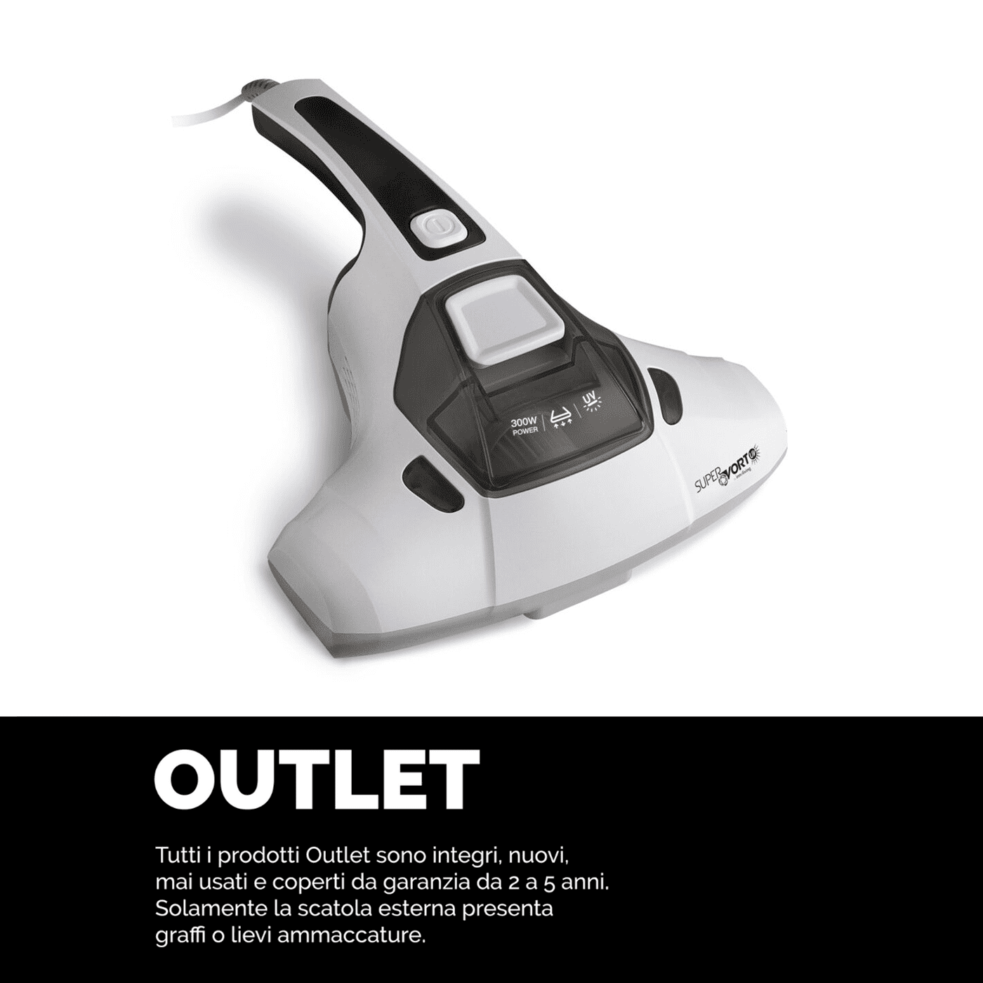 Aspirapolvere anti-acari e batteri luce UV, Innoliving INN-660