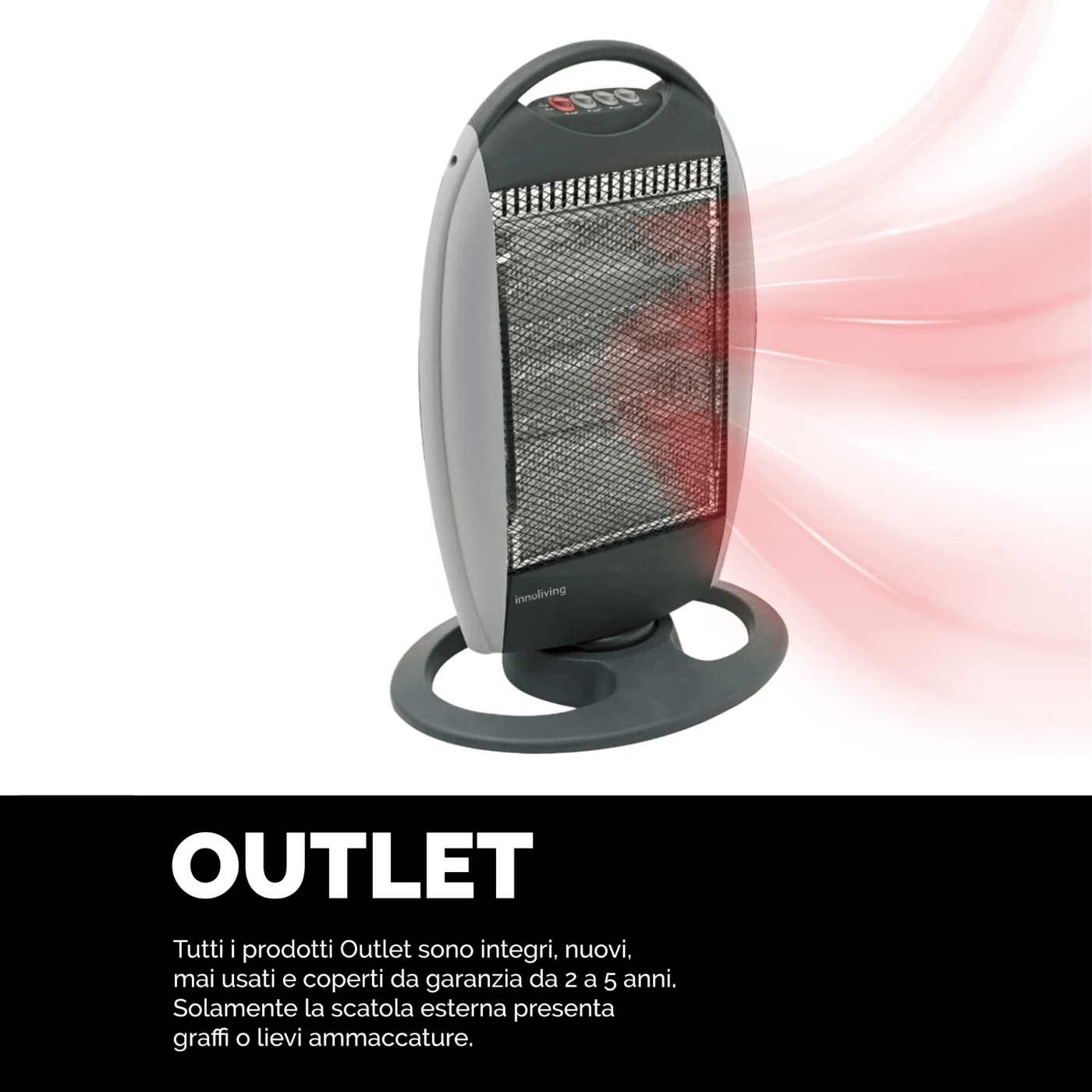 Stufa Alogena Rotante, Innoliving INN-577