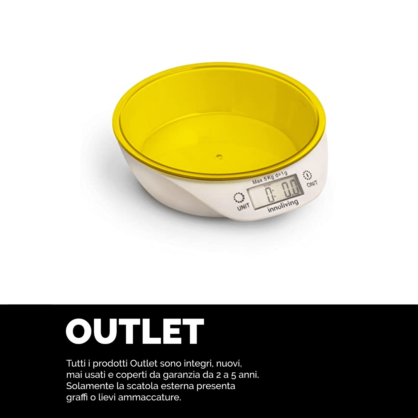 Bilancia da cucina con ciotola, Innoliving INN-133