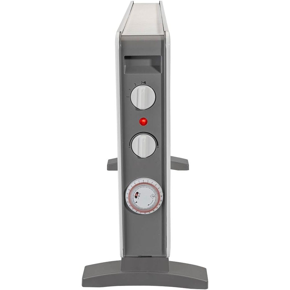 Bimar HC513 Termoconvettore a Convezione Naturale in Filo Metallico con Programmatore 24h, Stufa Elettrica con Ventilatore Turbo 2000W, 2 Potenze di Riscaldamento, Termostato Regolabile, Silenzioso