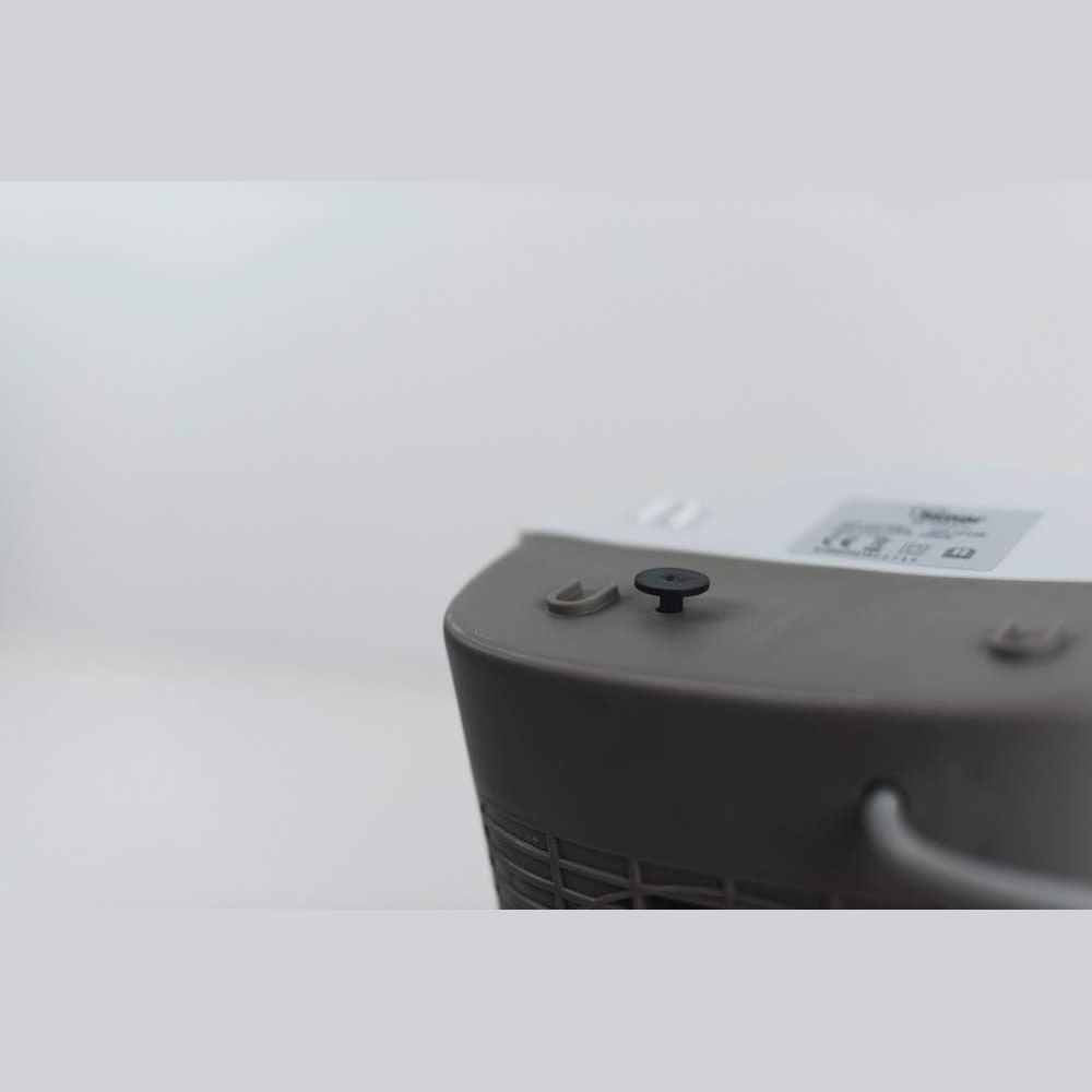 Bimar HP108 Stufetta Elettrica, Termoventilatore Elettrico da 1500W a Basso Consumo con Termostato Regolabile e 2 Potenze di Riscaldamento, Corpo in Plastica con Maniglia Integrata