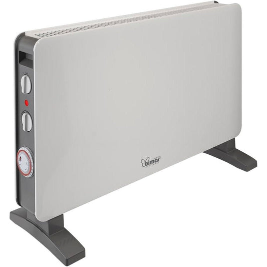Bimar HC513 Termoconvettore a Convezione Naturale in Filo Metallico con Programmatore 24h, Stufa Elettrica con Ventilatore Turbo 2000W, 2 Potenze di Riscaldamento, Termostato Regolabile, Silenzioso