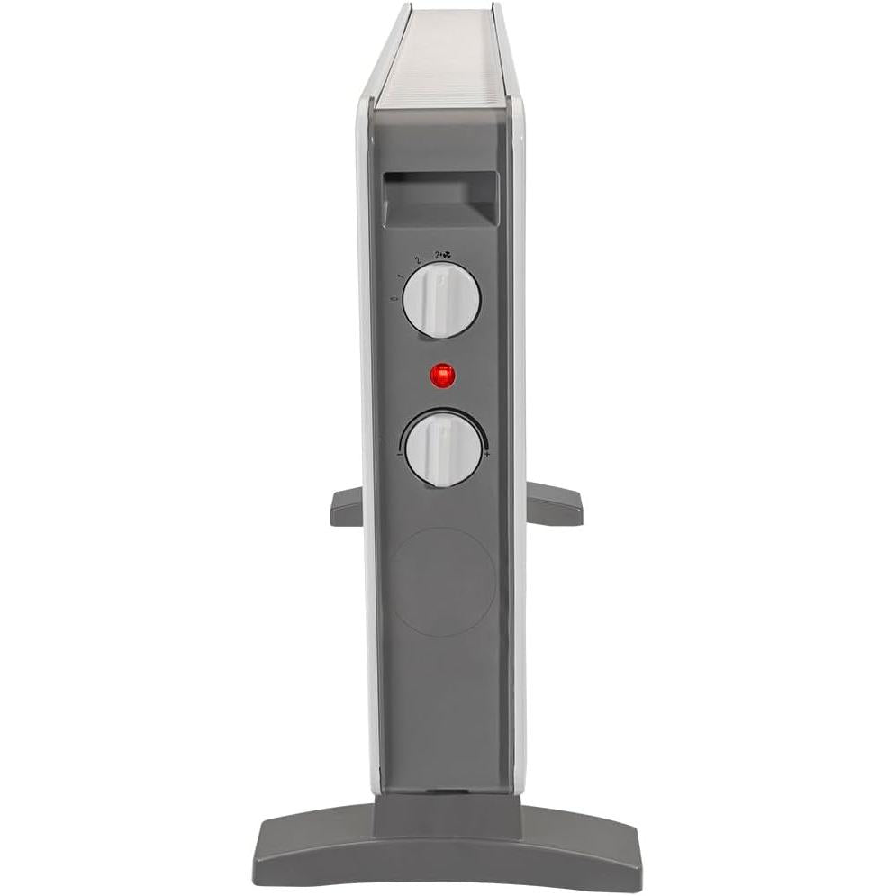 Bimar HC512 Termoconvettore a Convezione Naturale in Filo Metallico, Stufa Elettrica con Ventilatore Turbo 2000W, 2 Potenze di Riscaldamento, Termostato Regolabile, Silenzioso e Trasportabile