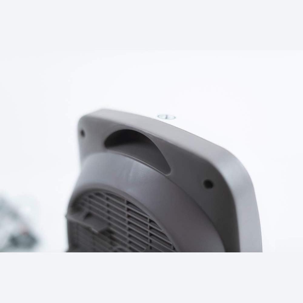 bimar HF195 Stufa elettrica Termoventilatore Elettrico da 2000W a Basso Consumo con Termostato Regolabile e Oscillazione Destra Sinistra, Corpo in Plastica con Maniglia Integrata