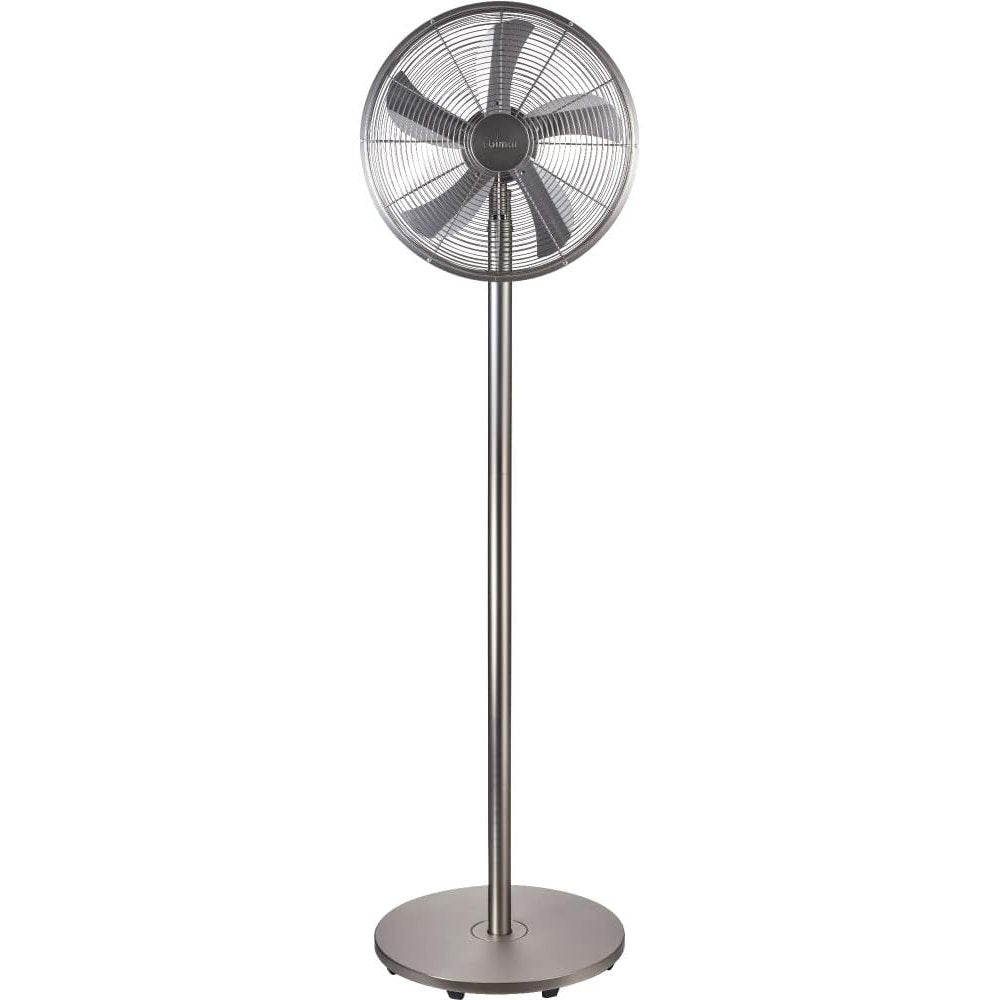 bimar VPM411 Ventilatore a Piantana Altezza max 167 cm in Metallo, Ventilatore Silenzioso con Selettore 0+3 Velocità, Elica Ø 40 cm con 5 Pale, Motore 60W, Tasto Oscillazione Destra-Sinistra