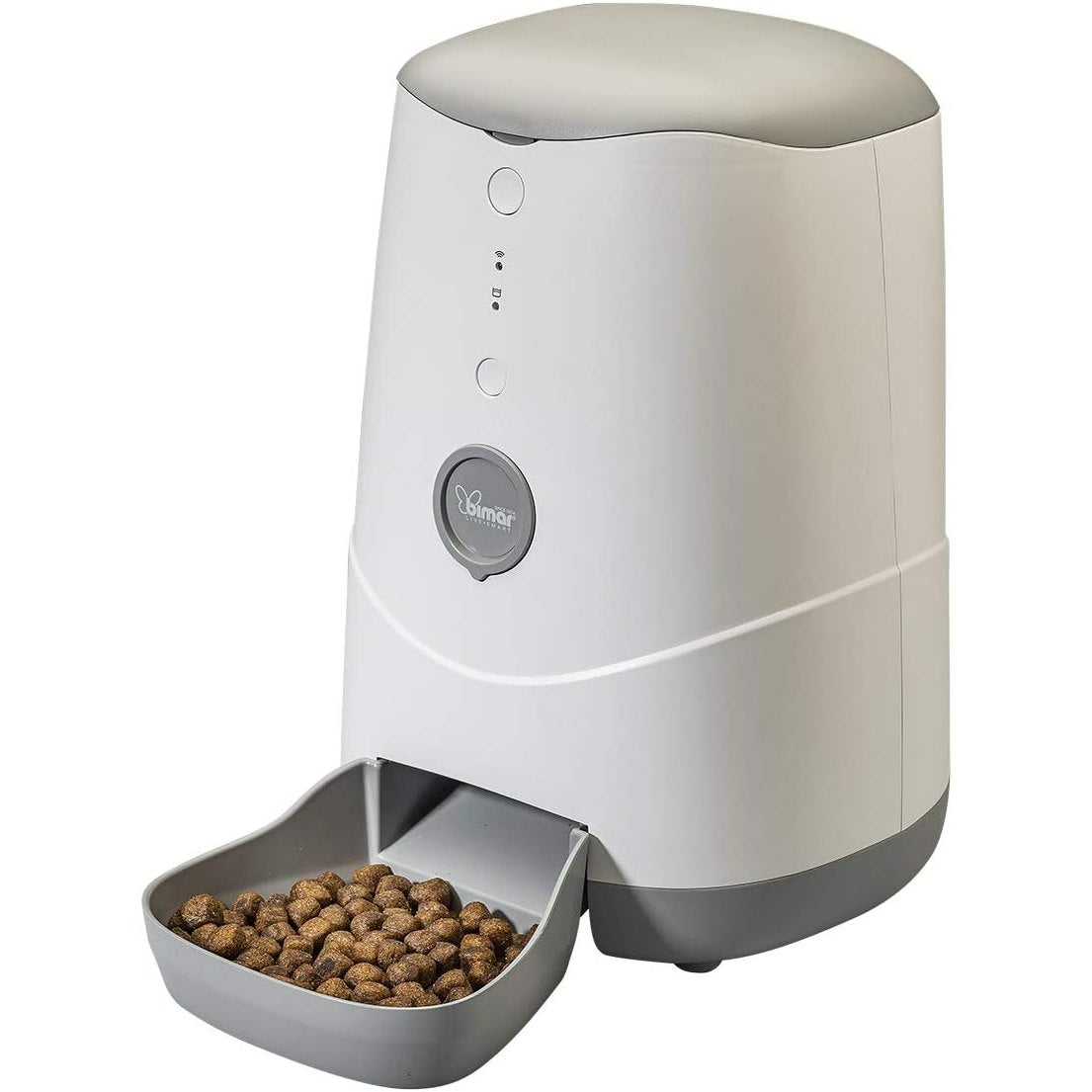 HI.PET PDE3S Distributore cibo gatti e cani intelligente Smart WiFi, dispenser automatico cibo animali Crocchette e Croccantini, Compatibile iOS Android, programma quantita' giornaliere o settimanali