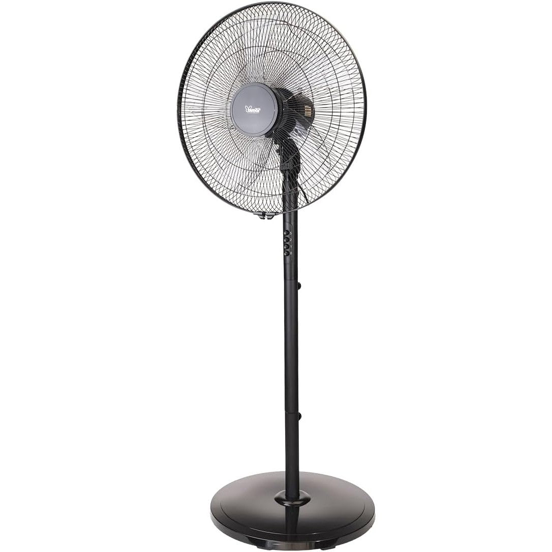 bimar VP165 Ventilatore a Piantana D45cm Altezza Regolabile, H1,65-1,33-0,96 5 Pale, 3 Velocità, Oscillazione Automatica DX SX. Inclinazione Regolabile. 60W