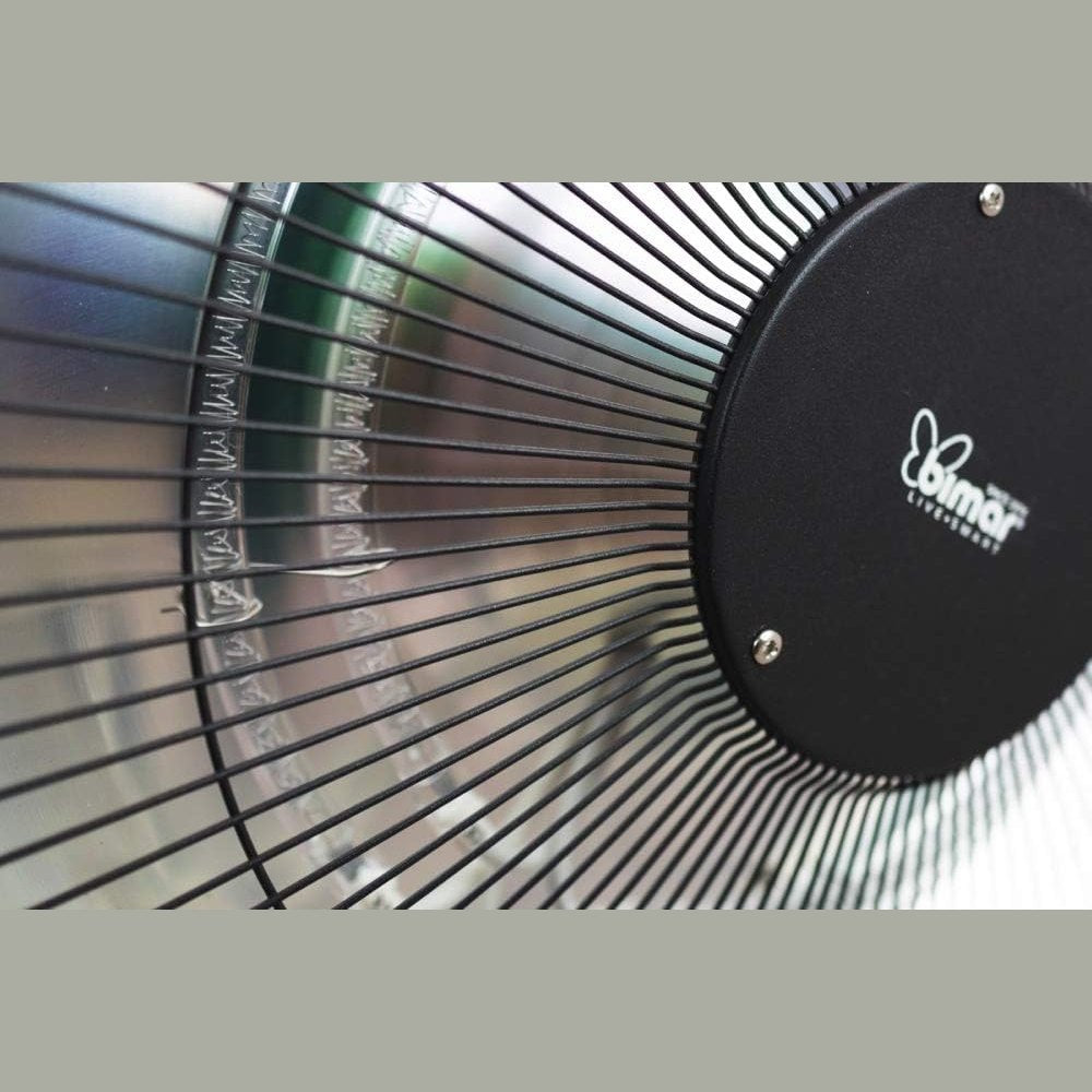 bimar HR311 Stufa elettrica da Esterno, stufetta Alogena Radiante a Piantana, Lampada Riscaldante Elettrica per Esterno Potenza 2000W, 3 Potenze di Riscaldamento, in Alluminio, Orientabile Alto/Basso